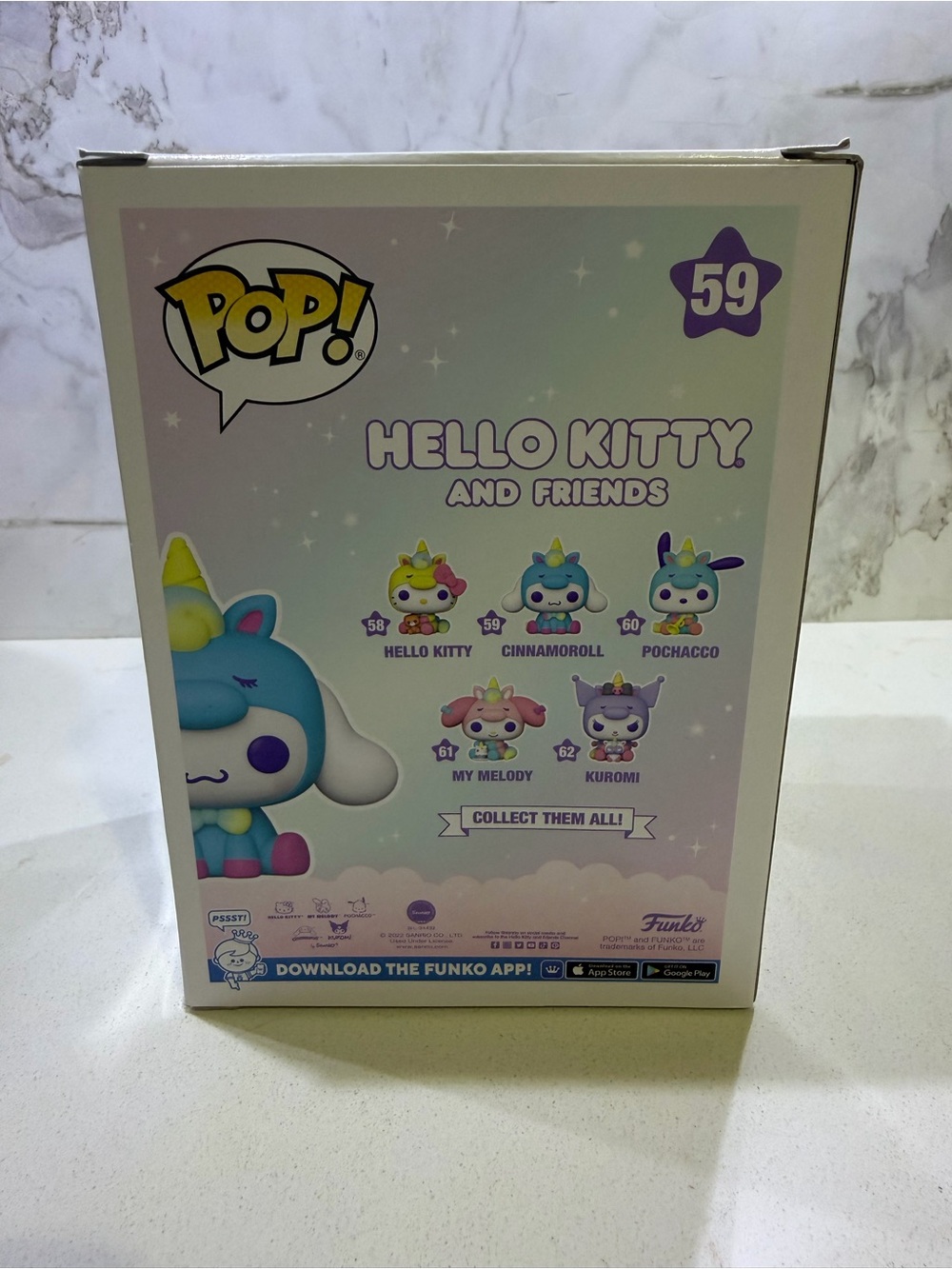 Sanrio Hello Kitty and Friends Cinnamoroll Funko Pop Vinyl Figure #59 - Picture 4 of 11